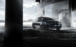 Black car building sky brick - moody free wallpaper