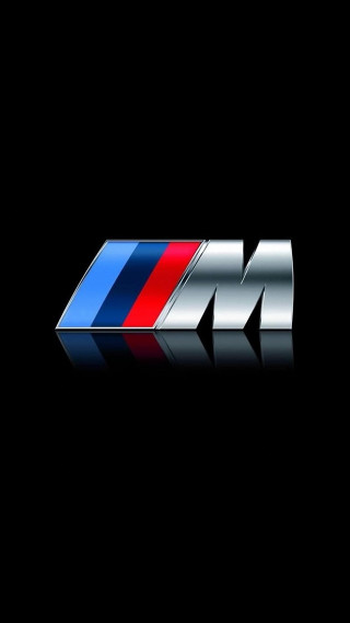 Bmw logo black background reflection - m free wallpaper