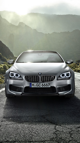 Silver car parked road mountains 2 - near free wallpaper