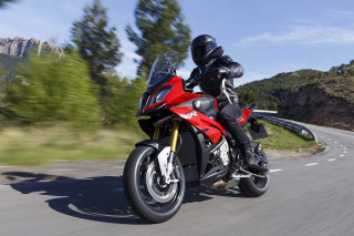 Rider red motorcycle forest hill - a red motorcycle free wallpaper