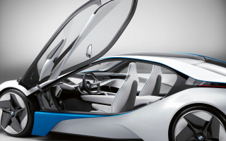 Futuristic car doors open interior - the car free wallpaper