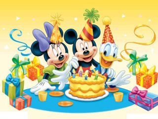 Mickey mouse birthday cake presents 2 - a cake free wallpaper