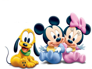 Mickey minnie mouse dog sitting - free happy birthday wallpaper