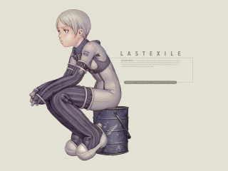 Cartoon character sitting barrel water - his leg free wallpaper