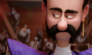 Mustache purple jacket blackhair indoor - a purple jacket free wallpaper