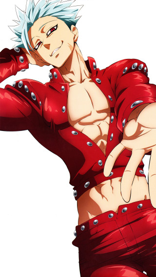 Blue haired man red outfit - andor basch free wallpaper