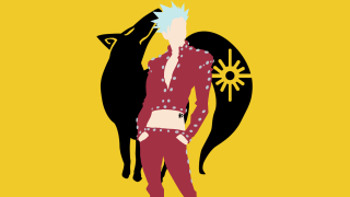 Man red outfit black cat - a red outfit free wallpaper