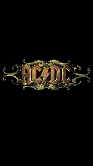 Black background gold letter repeated - incoherent free wallpaper