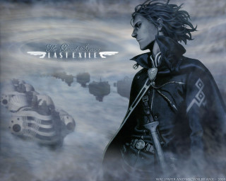 Woman black coat sword futuristic - a futuristic background free wallpaper