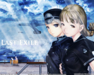 Anime couple standing painting plane - a painting of a plane free wallpaper