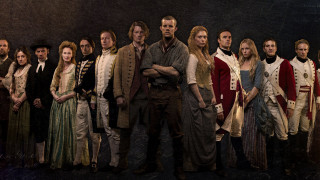 Group people black background red 4 - renaissance free wallpaper