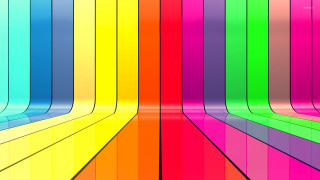 Colorful wall lines window reflection - a colorful wall free wallpaper