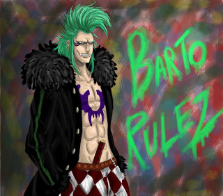 Man green hair jacket graffiti - bartolomeo cesi free wallpaper
