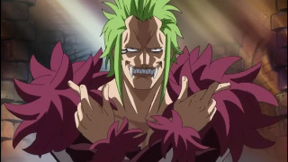Man green hair green eyes - his hands in free wallpaper