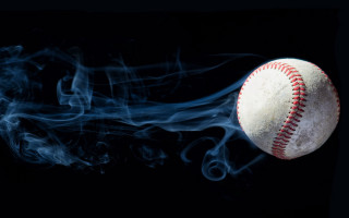 Baseball smoke black background creative - a baseball free wallpaper