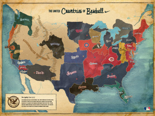 Baseball map united states team - cassius marcellus coolidge free wallpaper