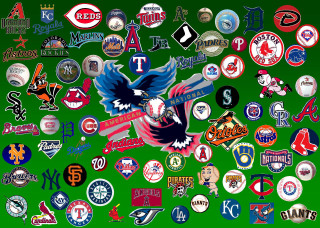 Baseball stickers green background bird - many free wallpaper