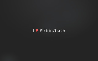 Black background red heart i - redshift free wallpaper