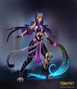 Woman sword demon body head - league of legends concept art free wallpaper
