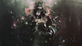 Woman costume horse space demon - league of legends concept art free wallpaper
