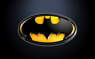 Batman symbol black background yellow - a batman symbol free wallpaper