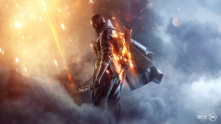 Man space suit sword clouds - a sky full free wallpaper