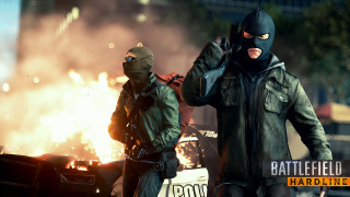 Man mask leather jacket fire - ultra realistic face free wallpaper