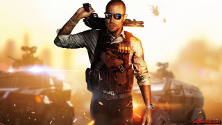 Man gun sunglasses holding car - holding free wallpaper