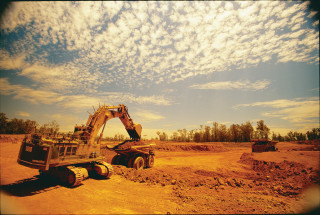 Large truck construction site dirt - albert namatjira free wallpaper