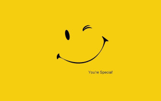 Smiley face with a smile - a smiley face free wallpaper