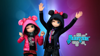 Dolls costumes waving hands up - aaa game free wallpaper