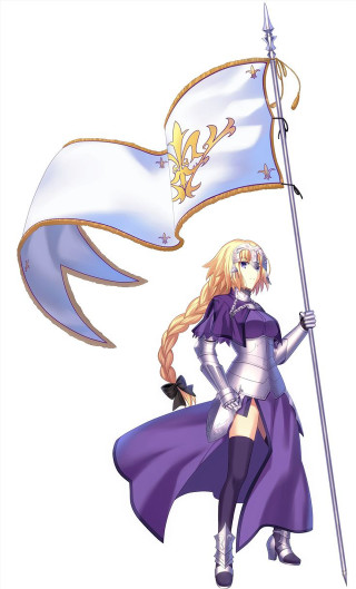 Woman purple dress flag sword - the flag free wallpaper