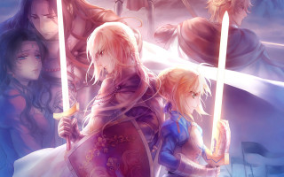 Group people holding swords together - a sword free wallpaper for desktop