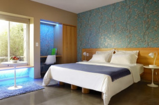Bedroom pool blue wallpaper window - a view free wallpaper