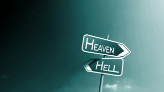 Street signs opposite directions sky 2 - opposite free wallpaper