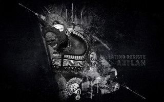 Mask skull stick 3d aurora - altichiero free wallpaper