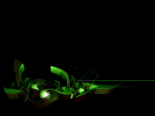 Black background green black design - green free wallpaper