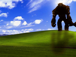 Giant monster in the forest - creature free wallpaper