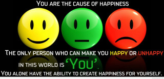 Smiley faces with caption - cheerful free wallpaper