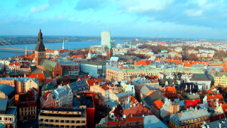 City tall buildings bridge water - boleslaw cybi free wallpaper
