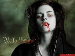 Woman blood creepy look face - a green background free wallpaper