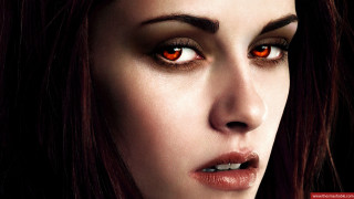 Gothic portrait redeyes darkhair lips - a red lip free wallpaper