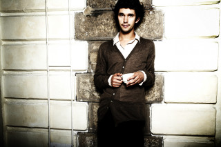 Man brickwall coffee lesnabis flemishbaroque - a cup of coffee free wallpaper for desktop