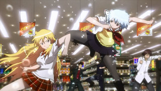 Anime girls store man background - a store free wallpaper