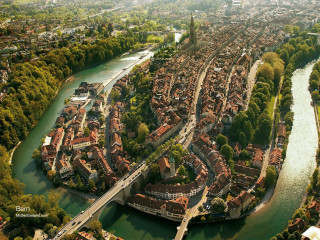 City river bridge crossing middle 3 - heidelberg school free wallpaper