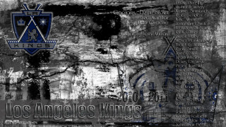 Kings logo wall blue black - poster free wallpaper