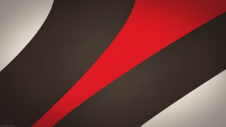 Red black abstract white bottom - vector curve free wallpaper