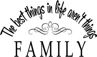 Family sign we are all - a cross stitch free wallpaper
