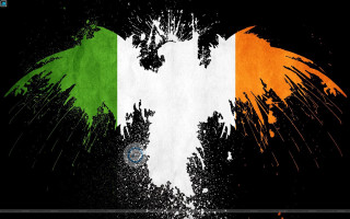 Flag white green black design - wallpaper free wallpaper