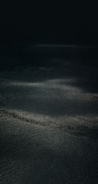 Black white water night boat - night free wallpaper